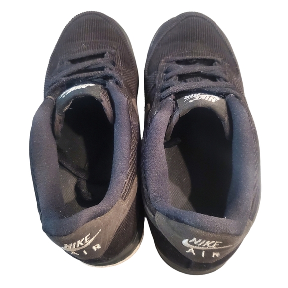 Nike Air Force 1LV8 Shoes Size 5Y Black Lace Up Corduroy Sneakers - Picture 7 of 11